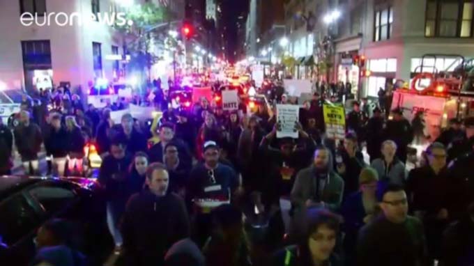 Anti-Donald Trump protesters vow to keep up fight