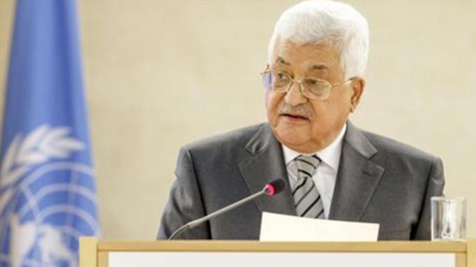 Abbas: Defend two-state-solution for a Palestine state