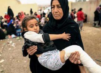 UN: 4,000 civilians flee Mosul each day amid fighting