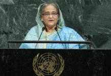 Hasina seeks return of Rohingya refugees to Myanmar
