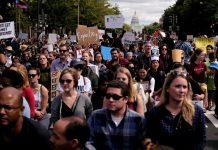 Protesters March Through Washington Streets for Racial Justice