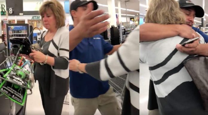 Woman Called 'Angel' After Her Sweet Gesture Was Recorded at Walmart