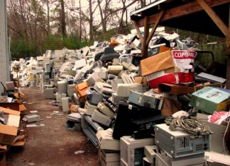 Humans are producing 9 pyramid of Giza's worth of electronic waste per year